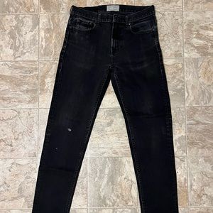 Everlane straight fit jeans black 31x32